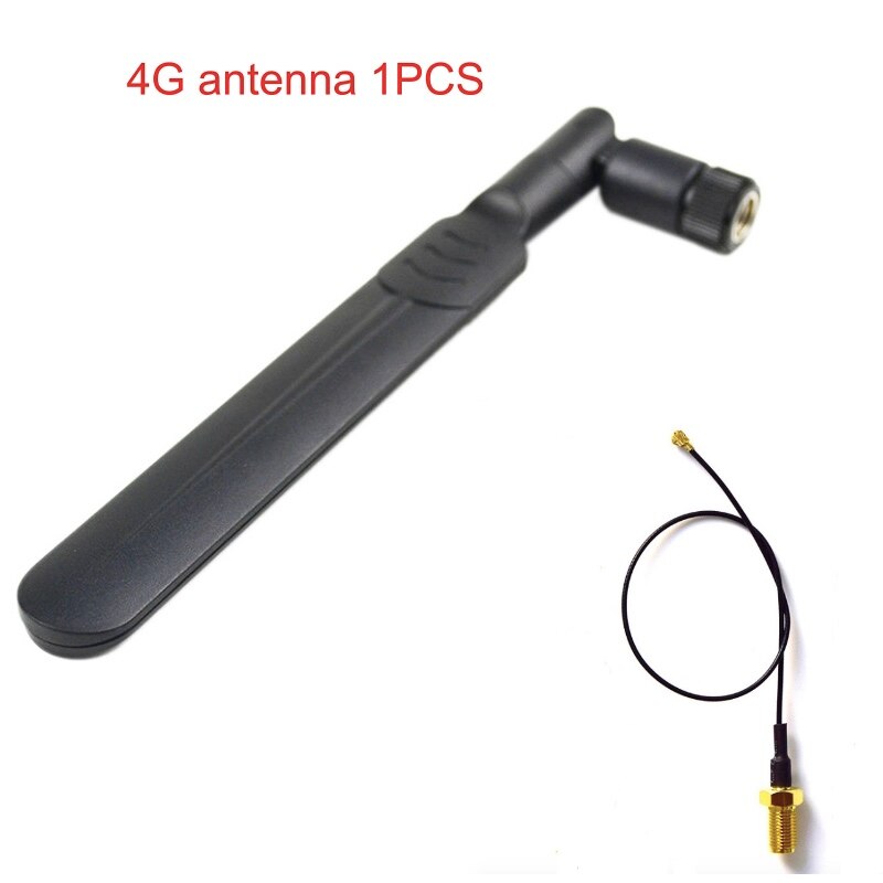 2.4GHz 2 x 5dBi 3g4g WiFi Antenna Aerial SMA Male wireless router RP-SMA Antenna + 2 x 10cm U.fl / IPEX Cable: 1PCS 4G Antenna