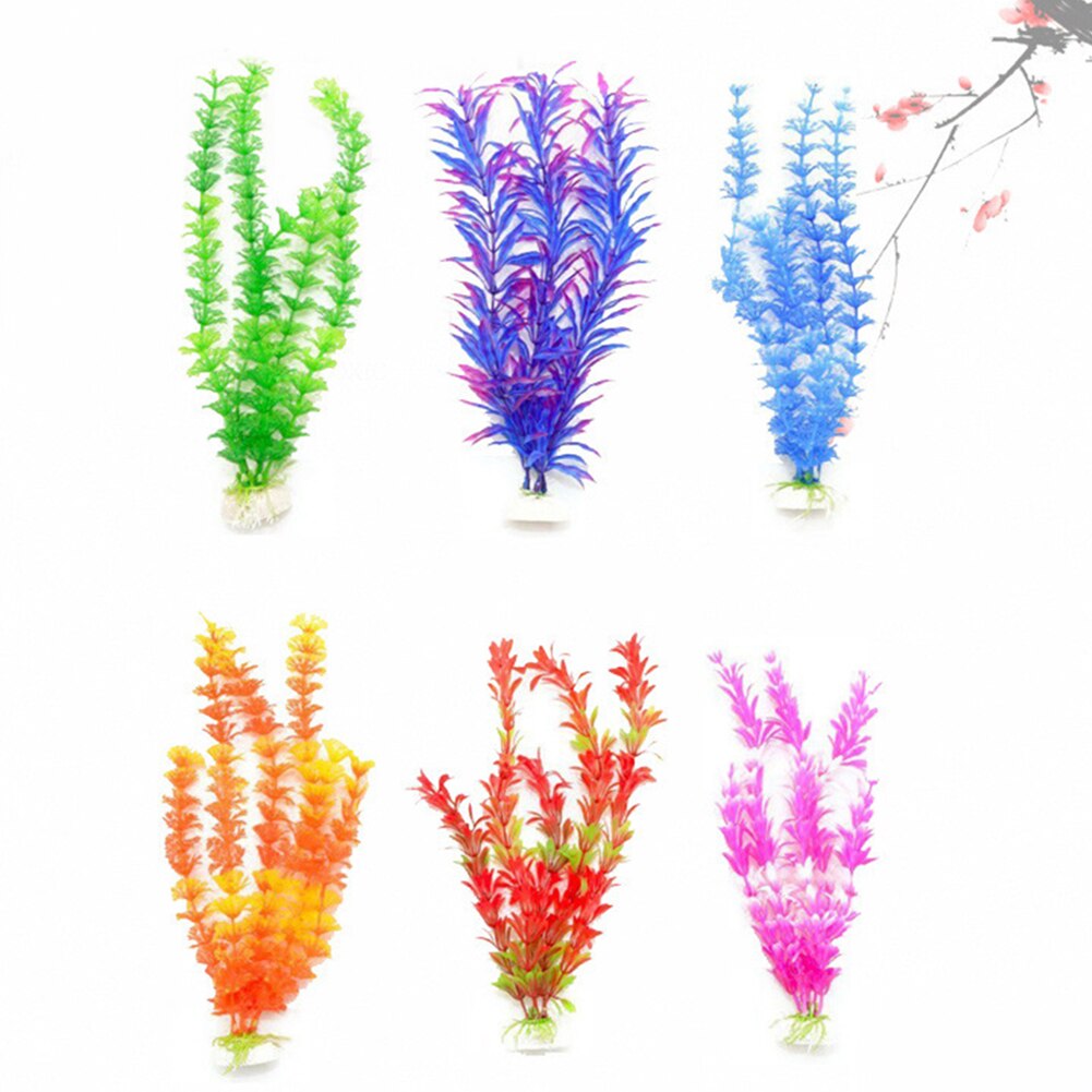 Plantas acuáticas artificiales que brillan en la oscuridad, acuario, decoraciones para acuarios, suministro de decoraciones para el hogar