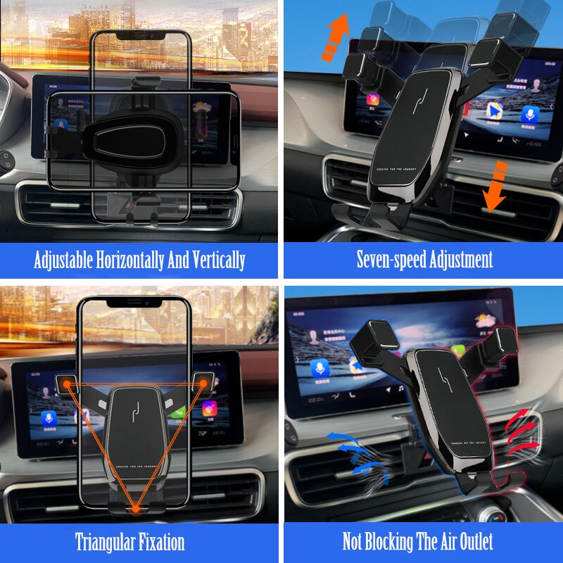 Auto Telefoon Houder Auto Mount Intelligente Infrarood Voor Air Vent Mount Voor Geely Binyue Binrui Smart Charger Draadloze