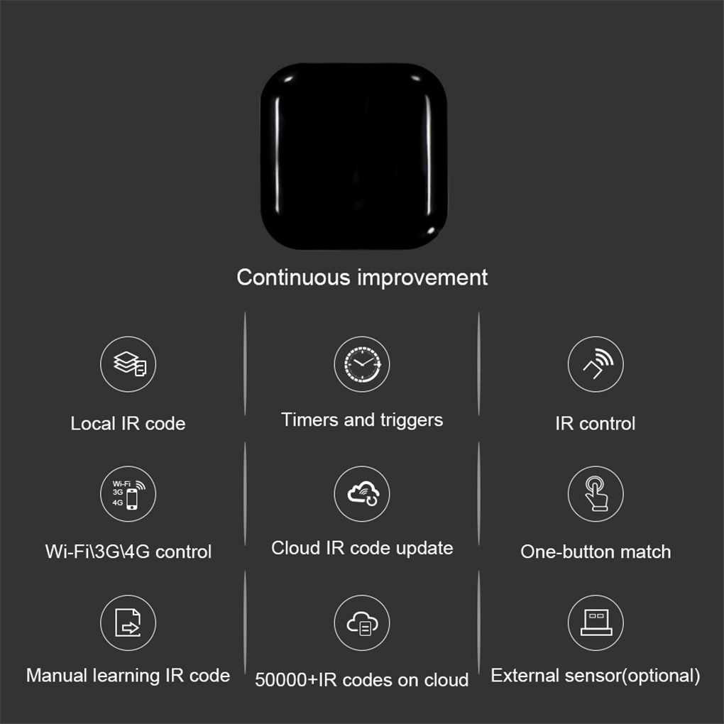 Wireless Remote Control Tuya WiFi Remote Control IR Infrared Voice Smart Controller Universal Wireless Portable Remote Control