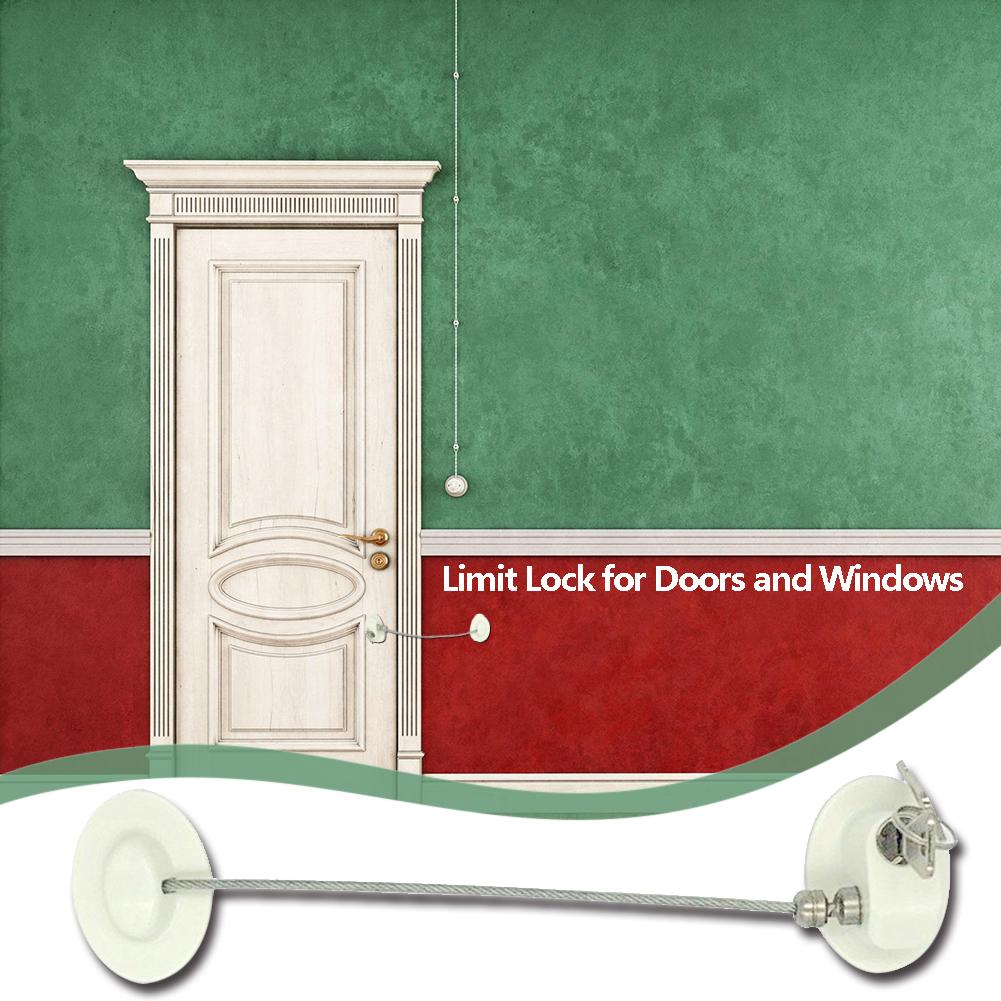 Aluminiumlegering Deur Window Lock Limiet Kind Veiligheid Deuren Lock Security Lock Security Lock Veiligheid Kids Voorkom Kinderen Vallen