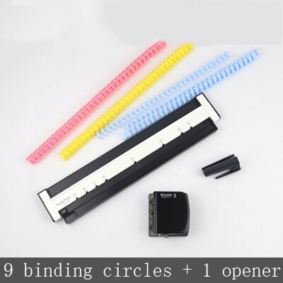 Multifunctional Multi-hole Punch A4 Paper 30-hole B5 26-hole A5 20-hole Binding Clip Daolin Loose-leaf Punch Diy Manual Punch: A08