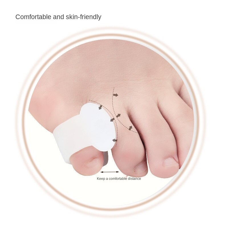 Tail Finger Ring Toe Divider Thumb Orthosis Eversion Separator Nursing Pad Toe Overlap Toe Separator