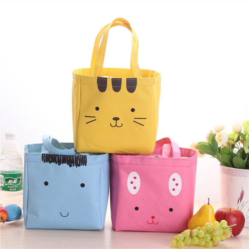 Cartoon waterproof portable insulation bag Student lunch box bag Outdoor fresh-keeping ice pack Drink refrigerated bag ice bag