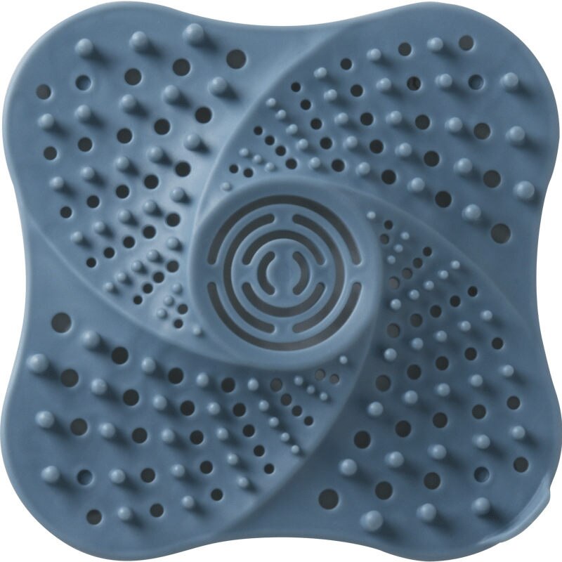 Badkamer Haar Filter Anti-Blocking Haar Catcher Douche Filter Sink Plug Afvoerputje Cover Douche Woonaccessoires U2: Blauw