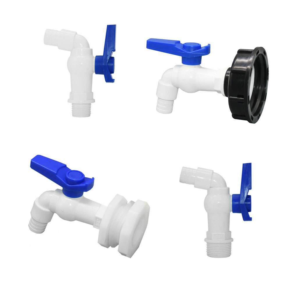 IBC Tank Tap Adapter Valve S60X6 Coarse Thread Garden Quick Connect Faucet 1/2 3/4" Male Tank Tap Accessory Fitting