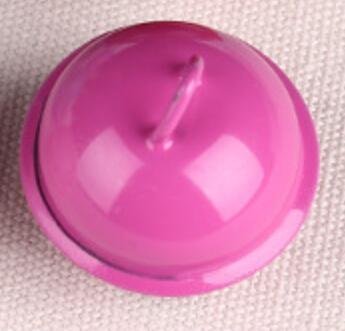 Cloches colorées pour chat Gog Pet | Gros clochette Jingle pour fête, décoration, artisanat bricolage, 10 pièces/lot, de 22mm: rose red