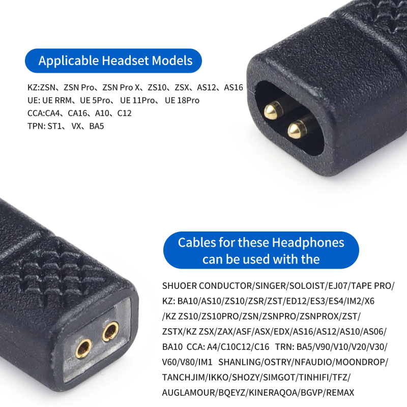 0,78 naar QDC-adapter QDC naar 2-pins QDC naar 0,78-adapter 2-pins QDC-adapter QDC 2-pins adapter QDC-adapter 2-pins 0,78 naar KZ 0,78 naar TRN