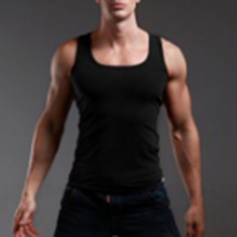 Men's Underwear Cotton Tank Top Men Bodybuilding Singlet Sleeveless Slim Fit Vest Men Tank Tops