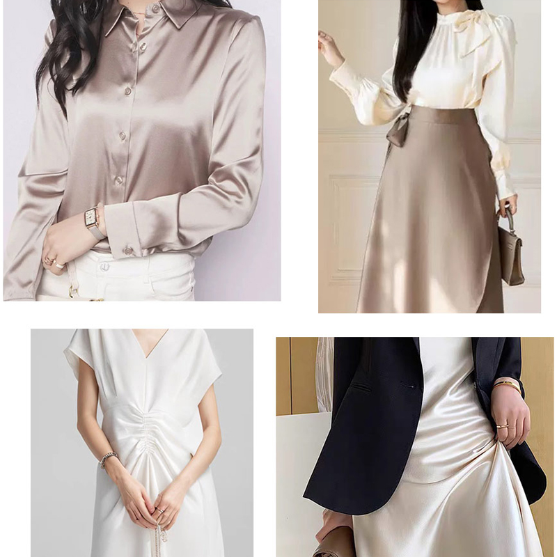 Tela de satén mate resistente a las arrugas, gruesa, 150x50/200cm, para ropa de , vestido, pijamas, telas decorativas de fondo