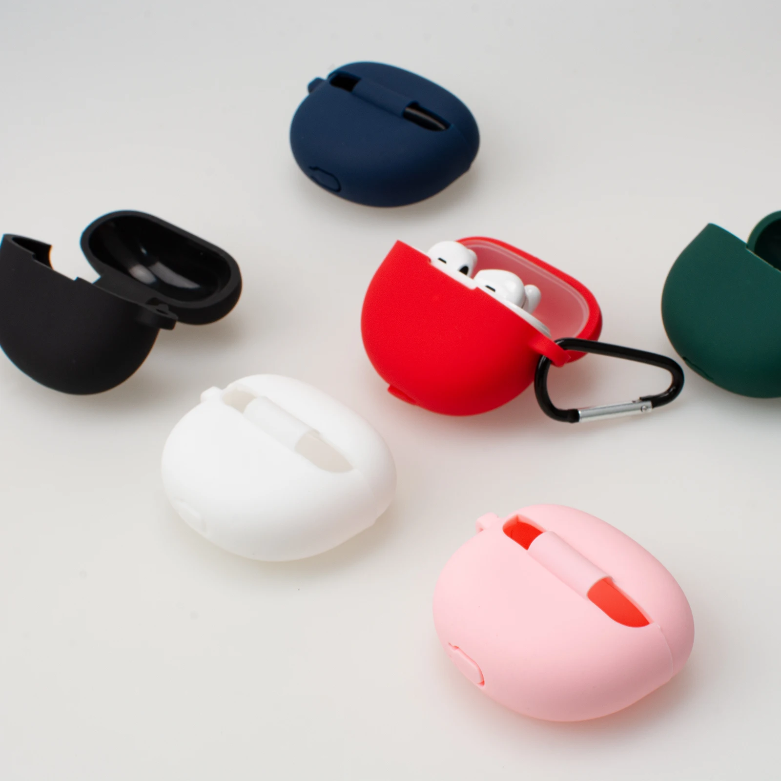 Étui de protection antichoc en silicone avec crochet pour OPPO, écouteurs Enco Air Air2