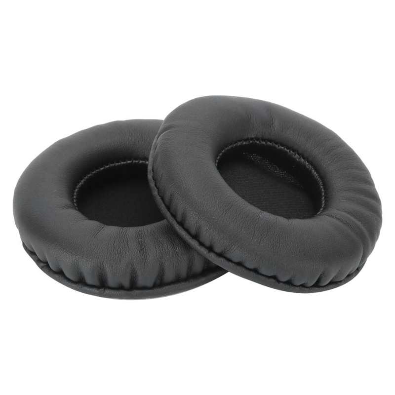 Universal Ear Cushions 75MM Headphone Universal Ear Cushions Replacement Headset Foam Ear Pads Covers Black Ear Cushions