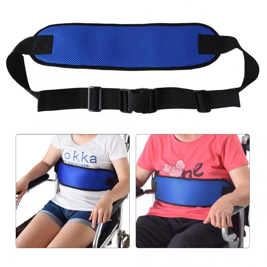 Ademend Verstelbare Rolstoel Seat Belt Kussen Veiligheid Gordels Voor Oudere Patiënten Comfortabele Braces Ondersteunt