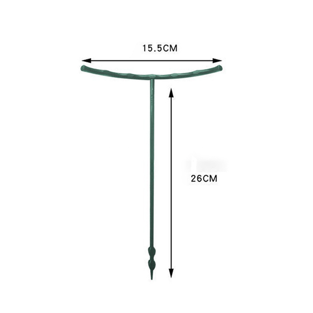 Klatrevinstativ blomst plante espalier støtteramme kærlighed hjerte rund formet plante dekorativ espalier beslag grøntsager i potte: 6 stk. 15.5 x 26cm
