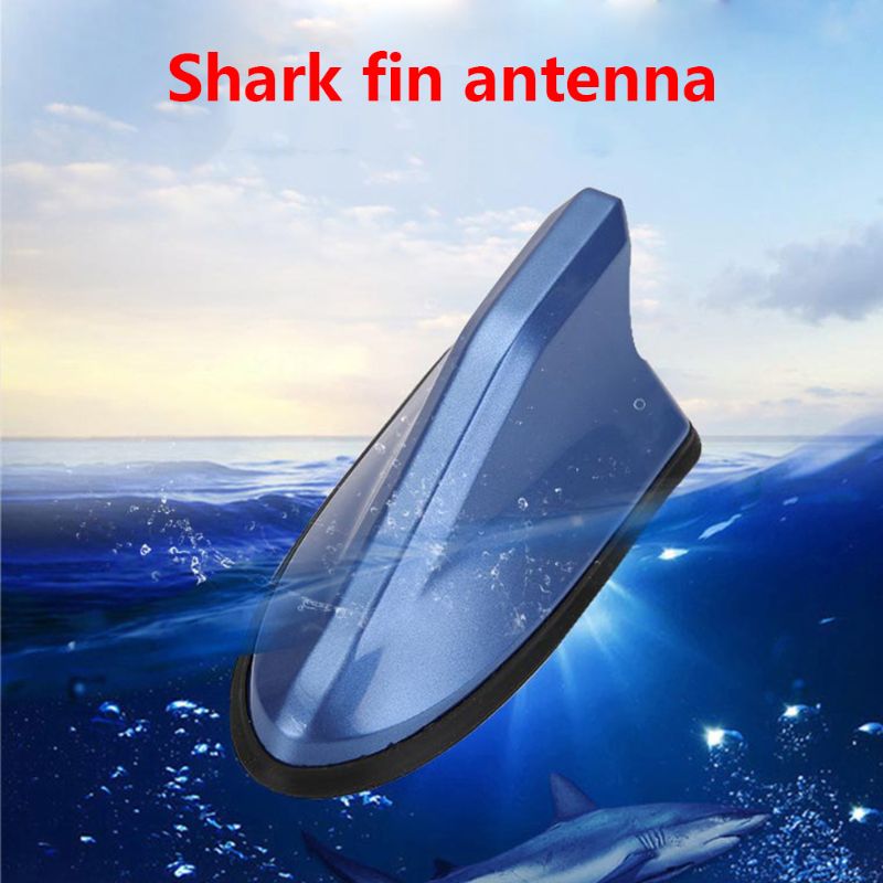 Universal FM Signal Amplifier Car Radio Aerials Shark Fin Antenna Car Roof Decoration Auto Side Replacement
