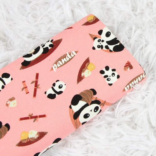 110x45cm Thick cotton fabric by Yard Animal Panda printed Cloth Handmade Sewing Bag Patchwork Material Accessories Home Textile: Cotton Fabric 1