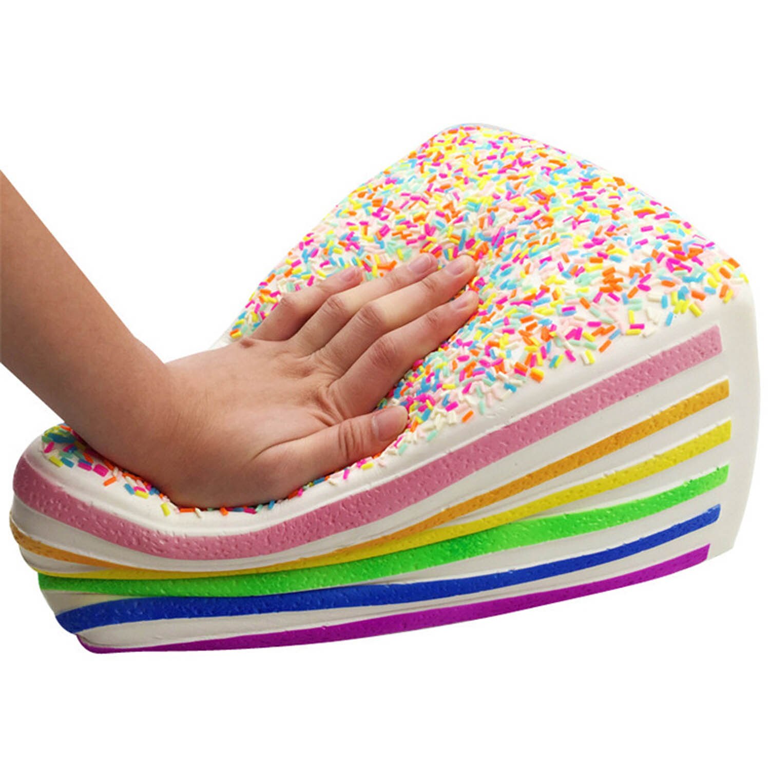 Besegad gros gros Squishies doux Squishi mignon gâteau alimentaire jouet lente montée presser pour enfant soulage Stress anxiété Anti Stress