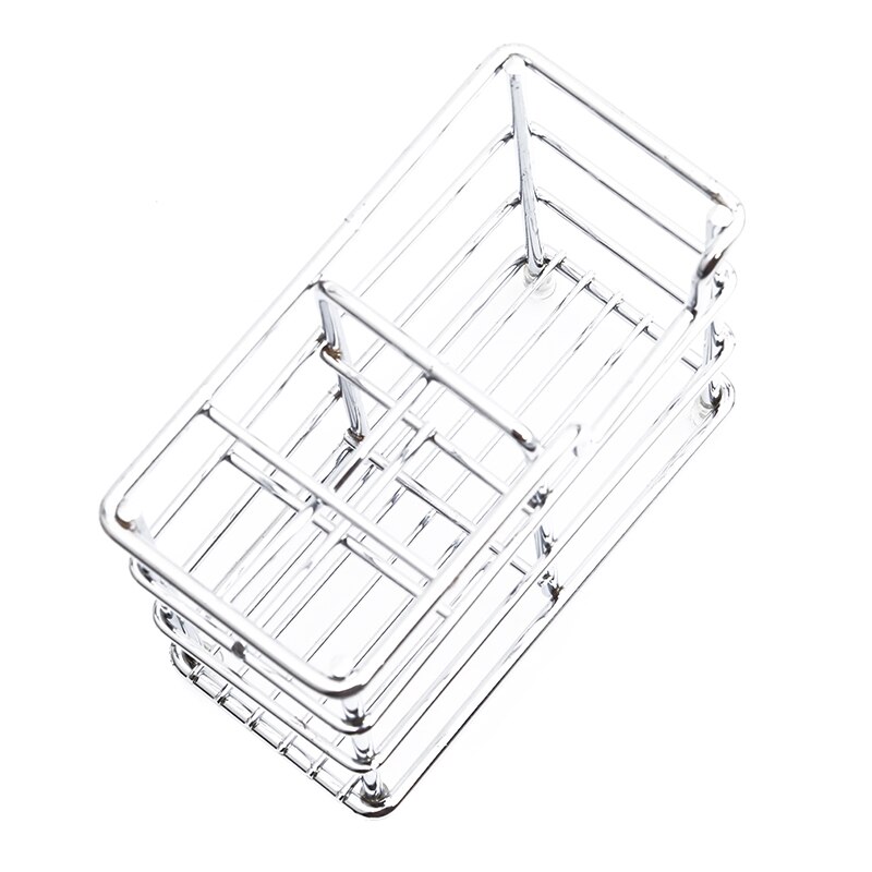 Stainless Steel Bathroom Holder Accessories Comb Holder for Toothbrush Toothpaster Countertop Standing Toothbrush Organizer Box