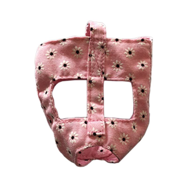 Cat Muzzle Anti-Bark Bite Grooming Mask Adjustable Pet Mouth Cover For Bathing