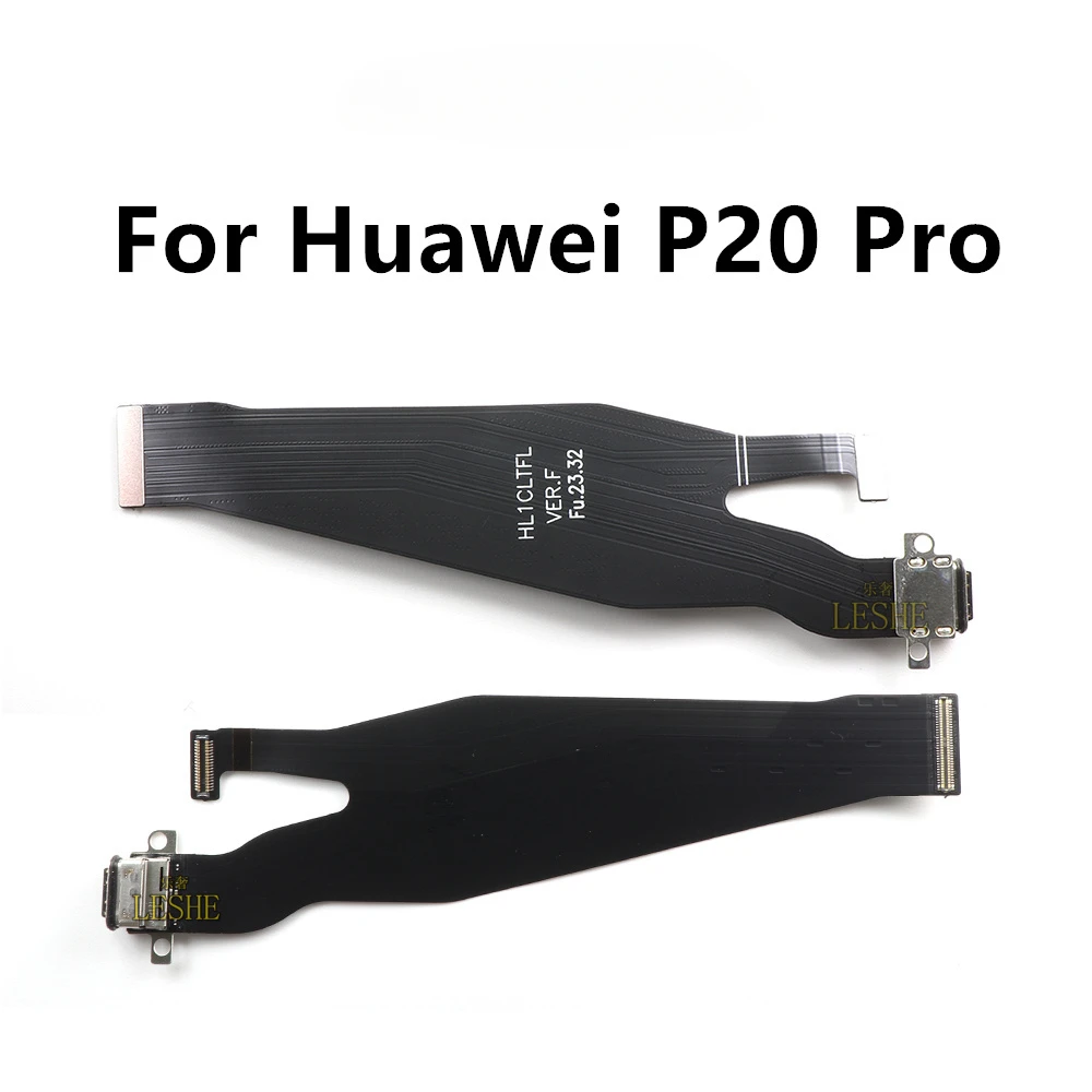 Mikrofon platine USB-Ladestation Flach kabel für Huawei P20 / P20 Pro Typ C Lade-Flex kabel