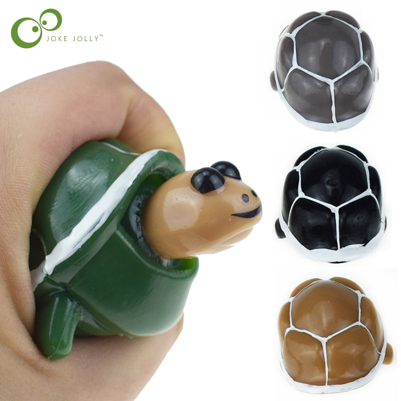 1Pc Antistress Relief Web Celebrity Hand Pinch Turtle Vent Ball Strange Toy Fun Children's Adult Toys GYH