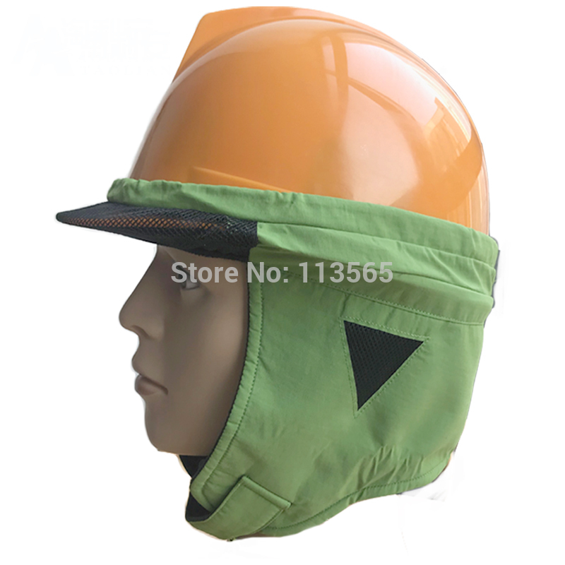 safety helmet cold protection shield