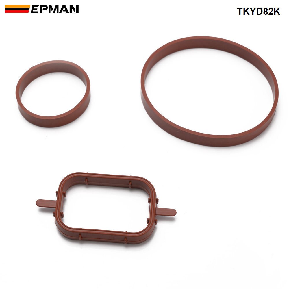 EPMAN 4 x 22mm Aluminium Swirl Flap Removal Repair Kit With Intake Manifold Gasket For BMW 320d 330d 520d 525d 530d TKYD82K