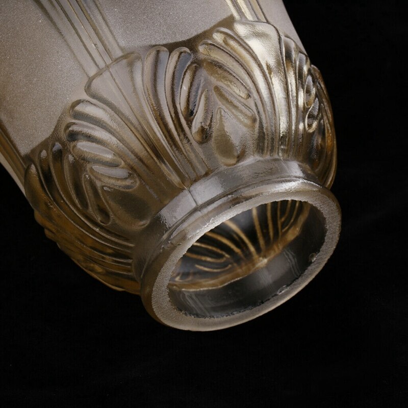 Ceiling Fan Chandelier Frosted and Clear Glass Light Lamp Shade Replacement