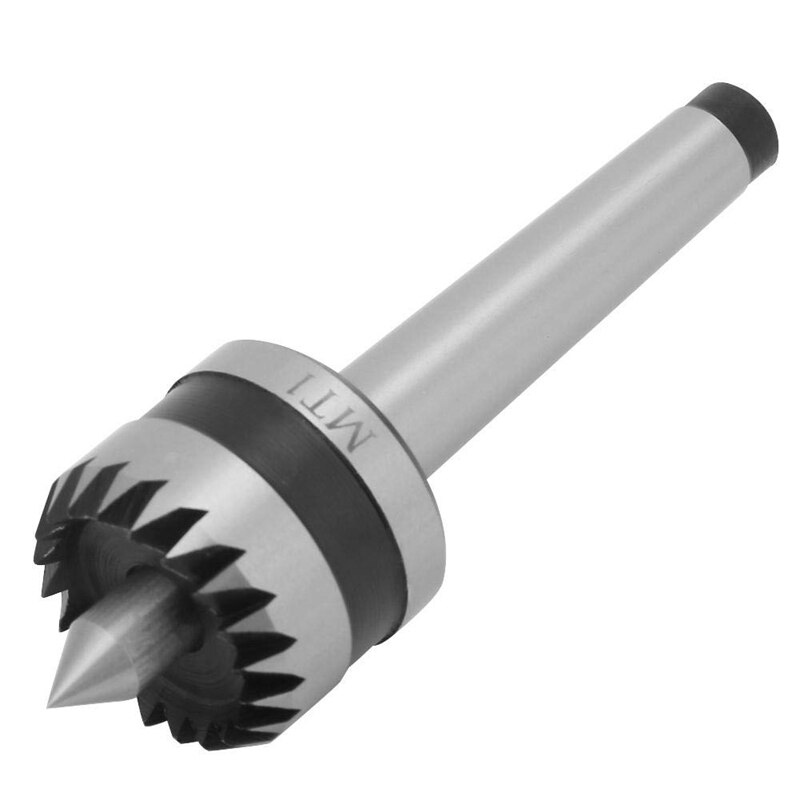 JFBL MT1 Wood Turning Tool,Heavy Duty Bearing Tailstock Wood Metal Lathe Live Center,Multitooth Wood Lathe Drive Center Spri