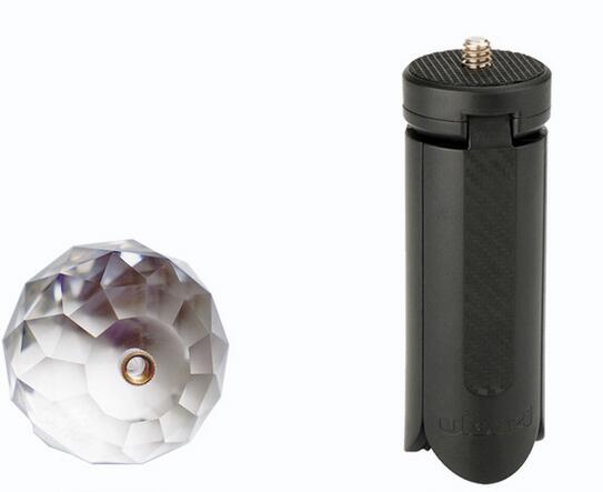 Photographie cristal boule magique verre clair boule lentille Portable photographie sphère photographie Studio accessoires: round W Tripod