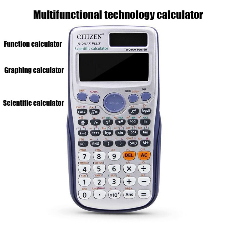 Wetenschappelijke rekenmachine Grafische rekenmachine calculator multifunctionele wetenschappelijke rekenmachine voor Studenten en Accountants