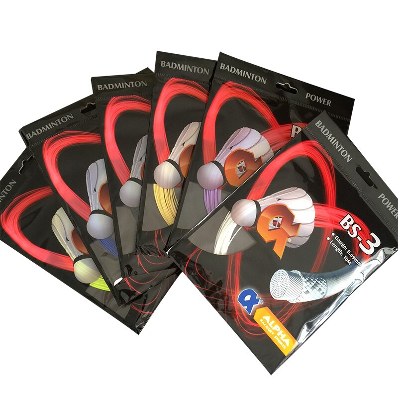 Alpha 10 stk badminton streng multifilament holdbarhed udendørs badminton amatør streng bs -3