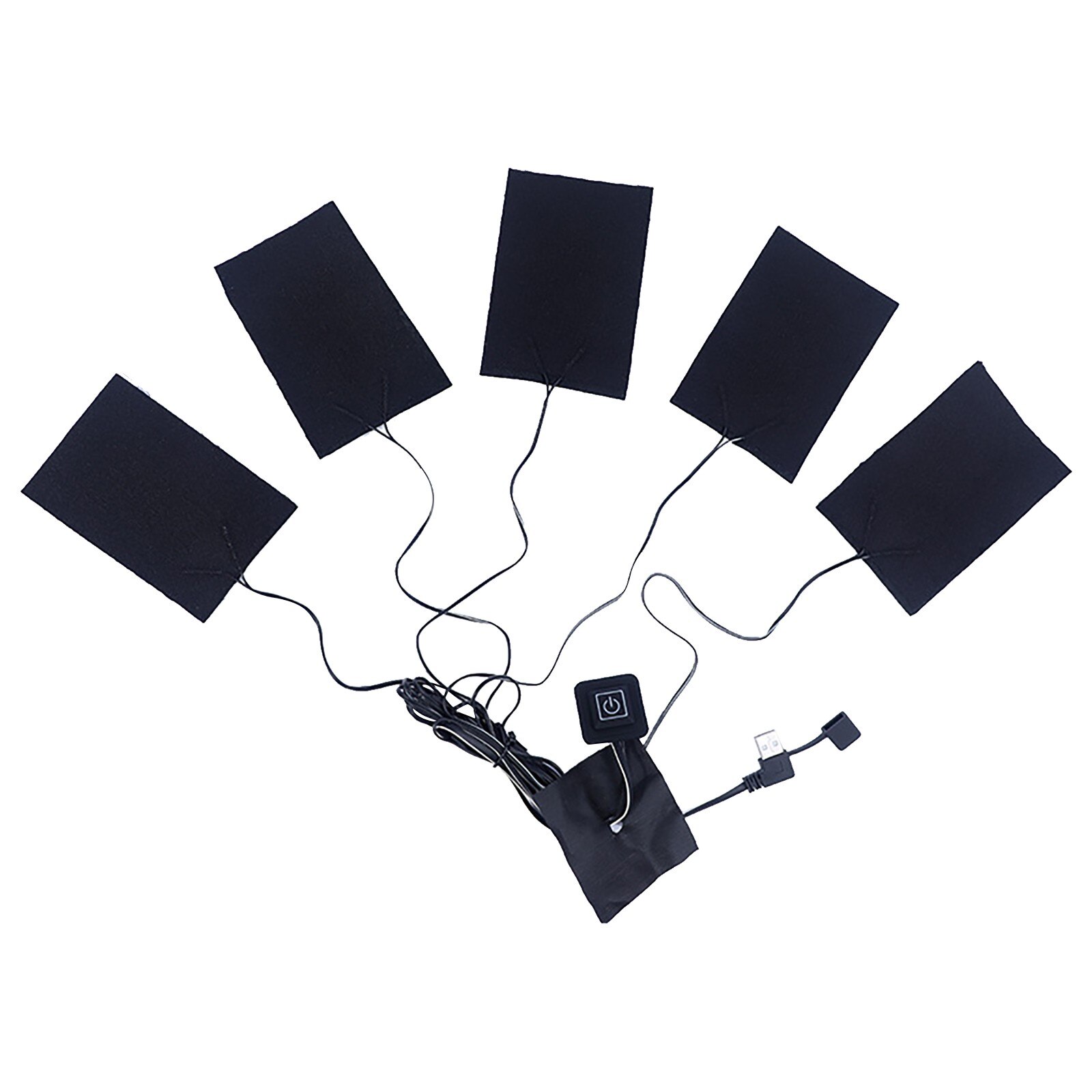 40# 5in1 Electric Vest Heater Warm Cloth Jacket - Usb Thermal Heated Pad Body Warmer Electric Vest Heated Cloth Winter Body Warm