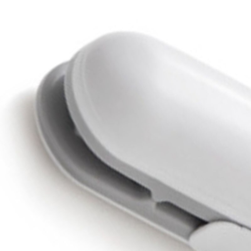 Mini-zakkensluiter, draagbare 2 in- in-1 warmtesealer en snijder, hersluiter voor verse snacks en zakjes (grijs)