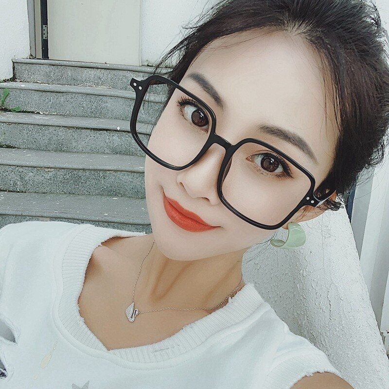 Square Glasses Anti Blue Light Block Eyeglasses Women Optical Frame Transparent Female Eyewear Men Filter Reduces Male