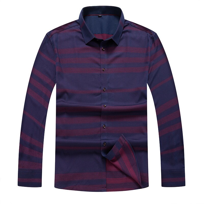 10xl 8xl stripete skjorte høst vinter flanell rød rutete skjorte herre skjorter lange ermer chemise homme bomull herre rutete skjorter: 2 / 6xl