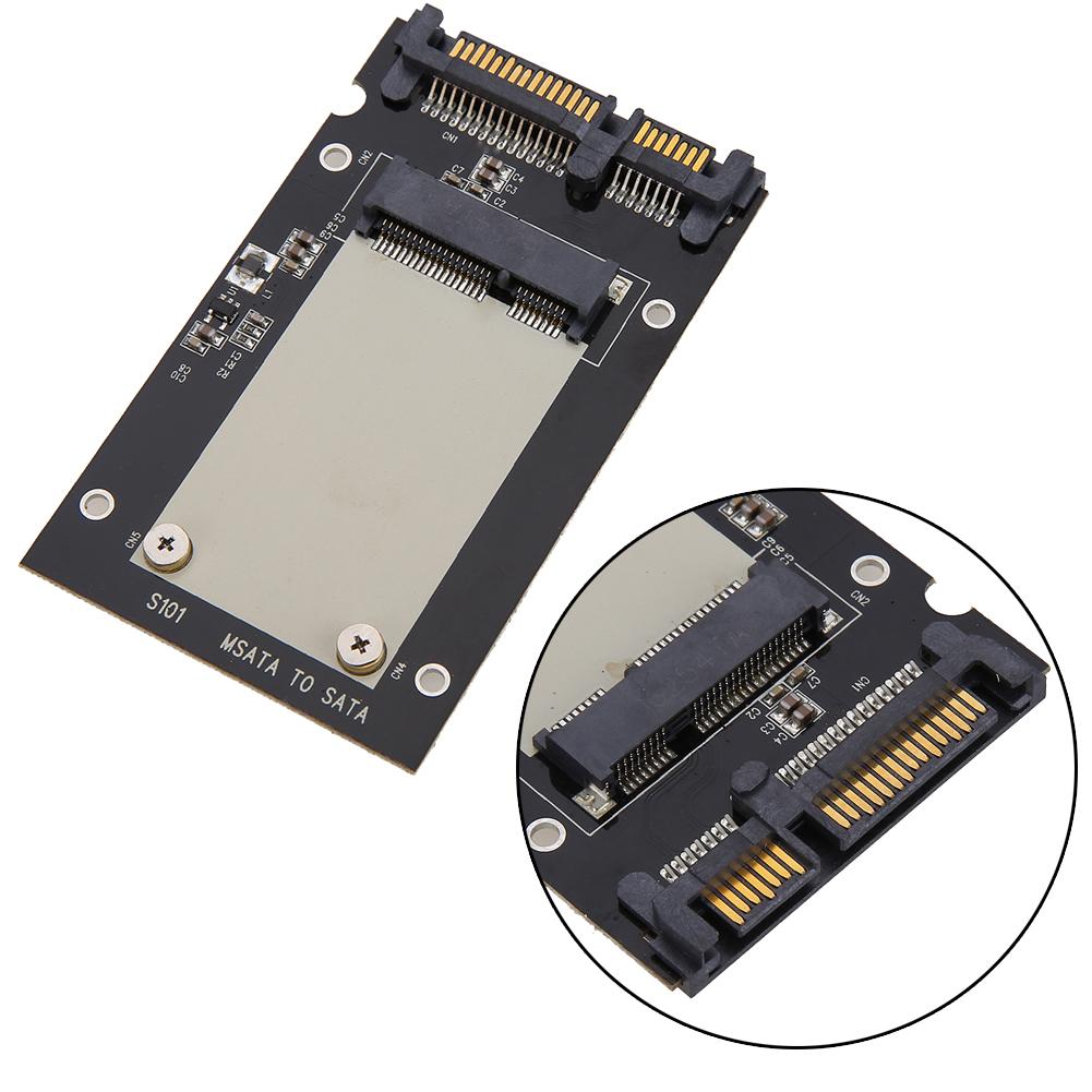 Universele Msata Ssd 2.5 Inch Sata Converter Adapter Computer Overgang Kaart Voor Windows2000/Xp/7/8/10/Vista Linux Mac 10 Os