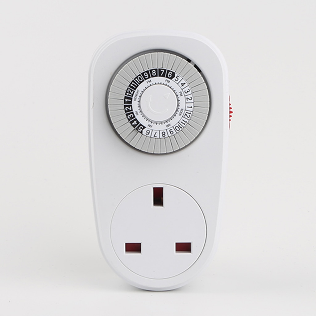 Home Interval Clock, Mechanical Timer, UK Wall Plug Socket, 24H Control Switch, Wall Plate ,Socket Panel, 7 Days Weekly