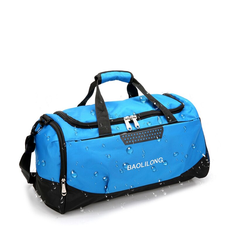 Bolsa deportiva grande para hombre y mujer, bolsa de Gimnasio , impermeable, de poliéster, de gran capacidad, empaquetable, de viaje