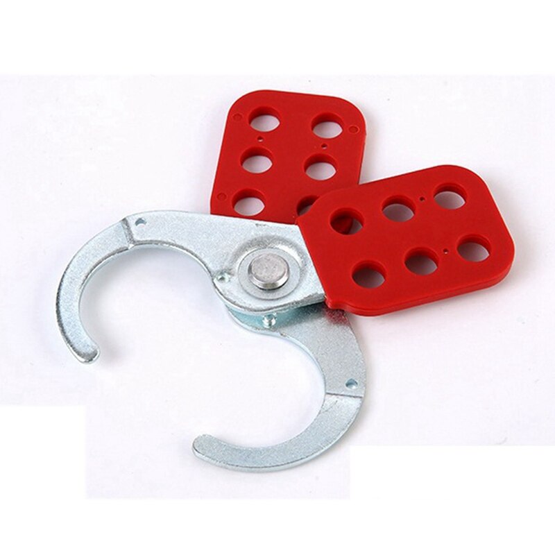 2 Pcs Lock Out Tag Out Lock Hasp Veiligheid Hangslot Lockout Staal Nylon Hasp Slot Voor Industrie Apparatuur