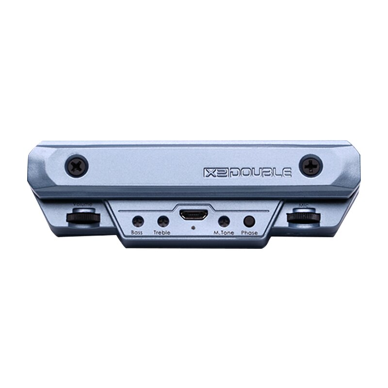Doble G0 guitarra acústica Pickup Preamp SISTEMA DE efecto doble X0 guitarra clásica Pickup amplificador transductor: X0 Khaki Gray
