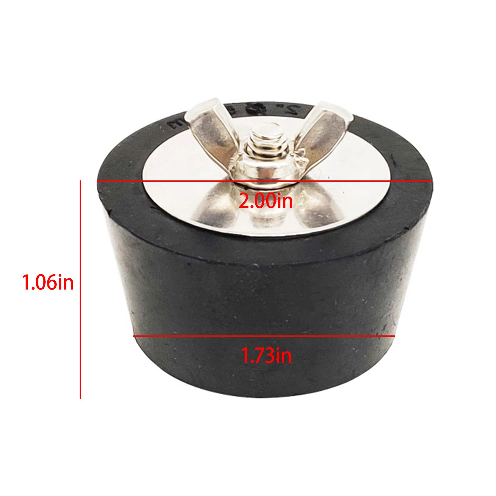 2 Inches Swimming Pool Backwater Rubber Plug Winter Pool Winterizing Plug Pool Tool Accessories: Default Title