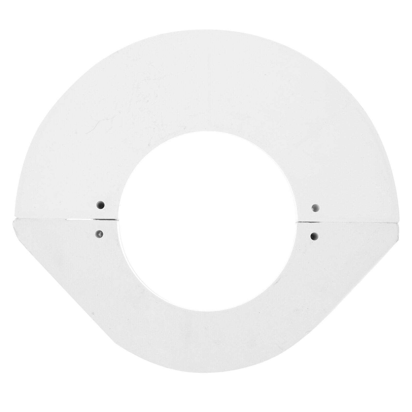 2 Pcs Drainage Pipe Plates PVC Water Pipe Plates Bathroom Pipe Drainage Plates