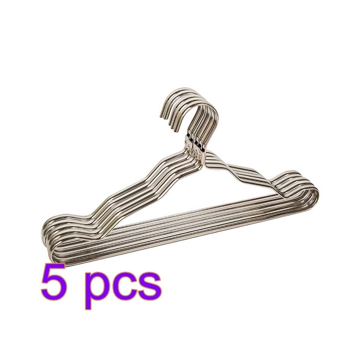 5 Stks/set Pak Kledingrek Aluminium Kleding Volwassen Rek Slip-Naadloze Metalen Kleerhanger Kast Organizer Woonbenodigdheden
