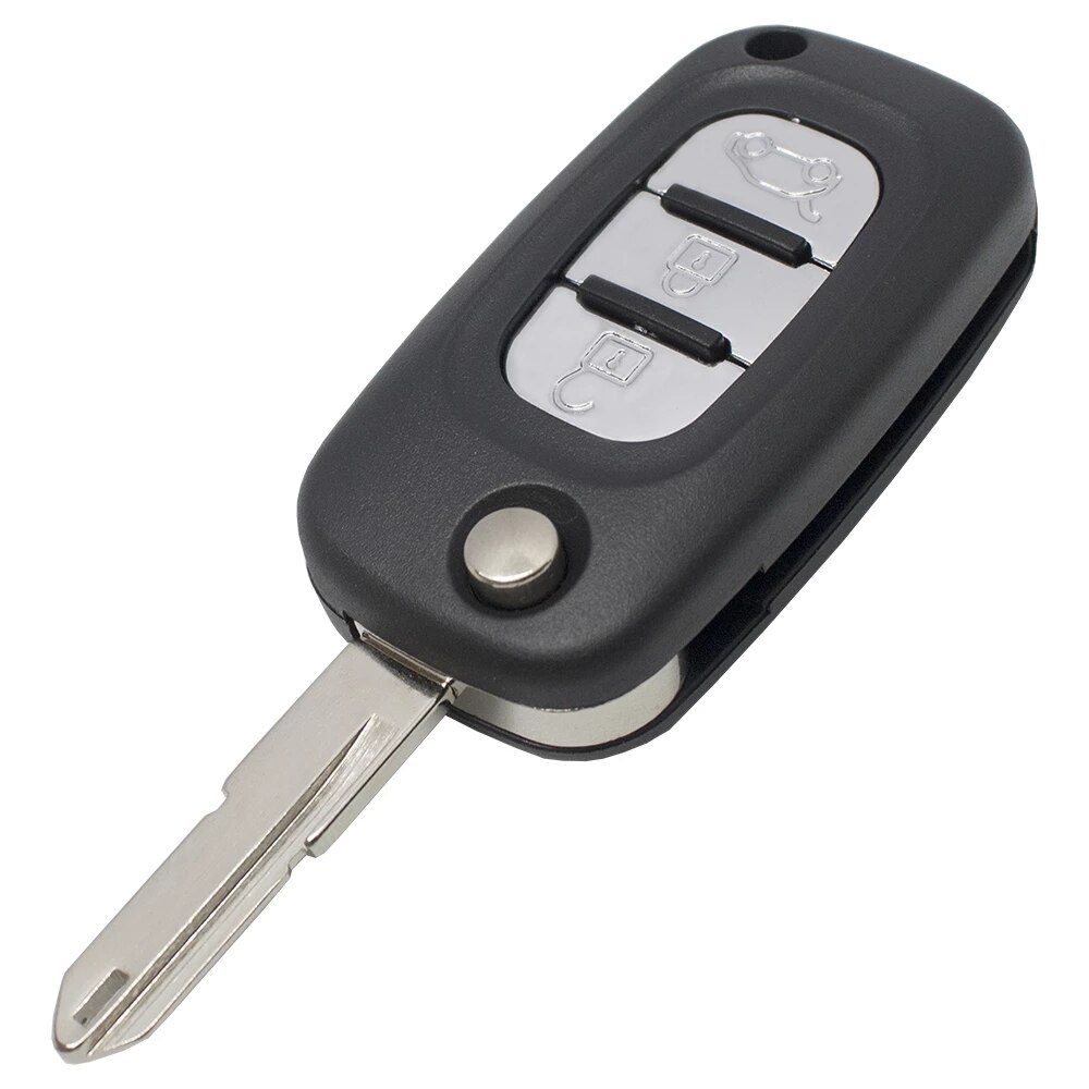 XNRKEY – coque de clé télécommande pliable, 2/3 boutons, pour Renault Clio Scenic Megane III Vivaro Movano, contrôleur de la circulation, Kangoo: 3Button Ne73 Blade