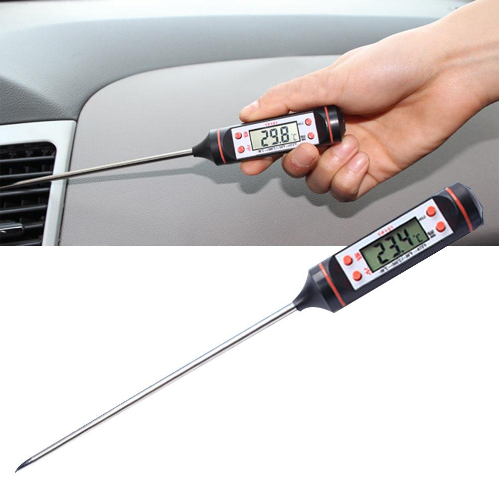 Universal Car Air Vent LCD Digital Probe Test Pen Temperature Meter Gauge Thermometer Car Accessories