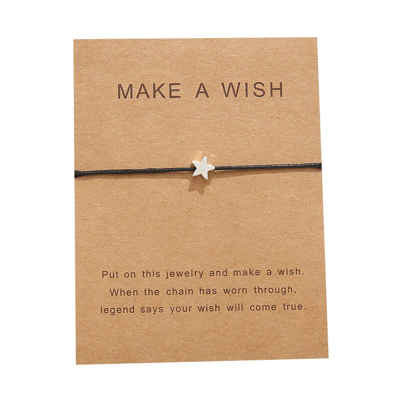 Mode Geweven Verstelbare Armband Met Kaart Infinity Liefde Ster Wrap Armbanden voor Meisjes Sieraden