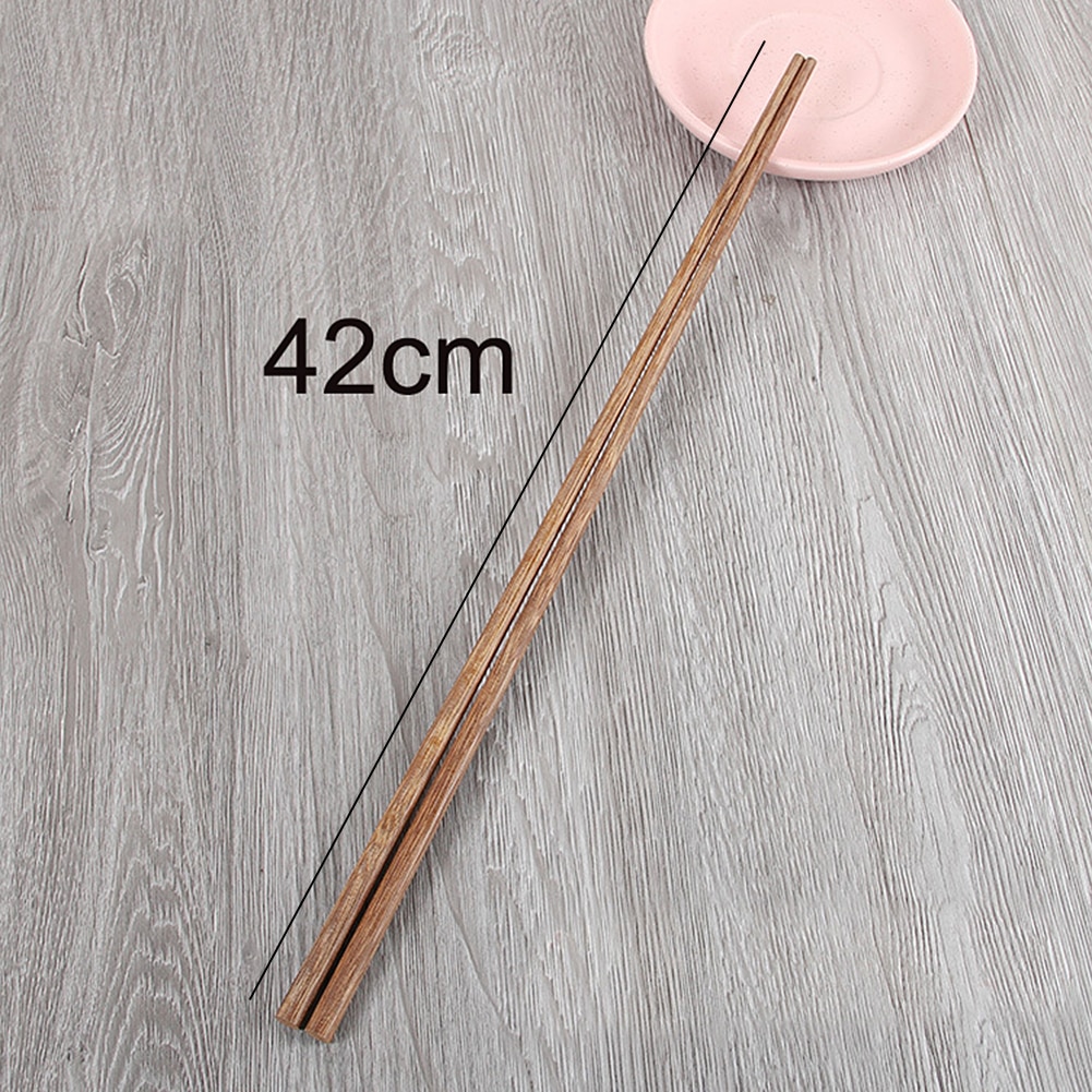 1 Pair Kitchen Tools Super Long Chopsticks Wooden Chopsticks Cook Noodles Deep Fried Pot Food Sticks