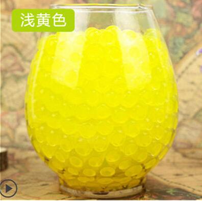 Planta púrpura bonsái suelo, 100 Uds planta de cristal flor barro de jalea cuentas de agua para plantas perlas jarrón suelo bolas de Gel Juguetes: 8-100pcs-2.0cm