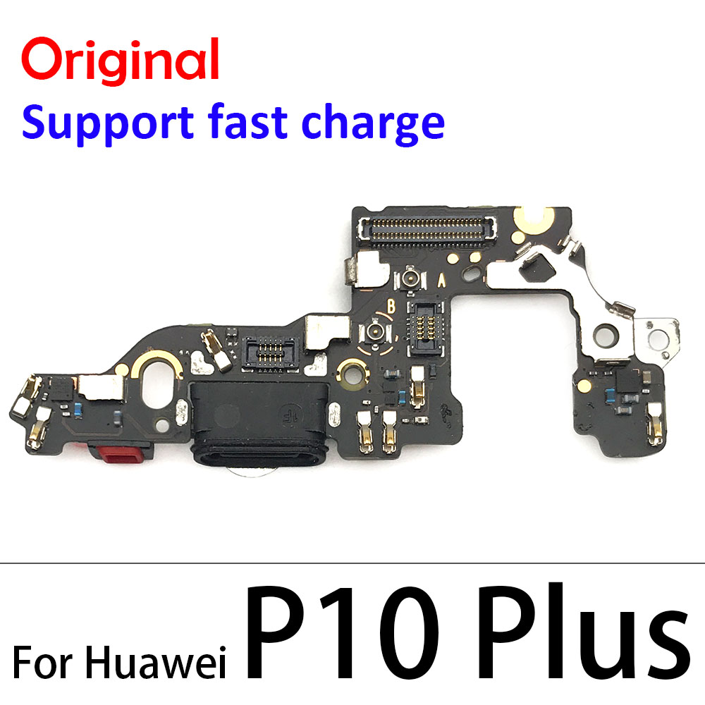 100% Origineel Voor Huawei P9 P10 P20 P30 Pro Lite Plus P20Pro P40 Lite E Usb Opladen Socket Port Dock lader Connector Board: P10 Plus  Original